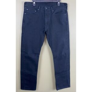 Levis 513 Jeans Mens 34x32 Black Slim Straight Denim 5 Pocket Casual Pants